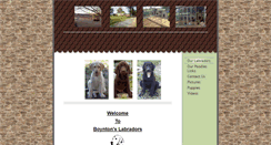 Desktop Screenshot of boyntonsbestlabradors.com